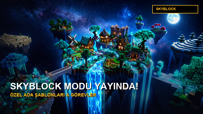 SKYBLOCK MODU YAYINDA!
