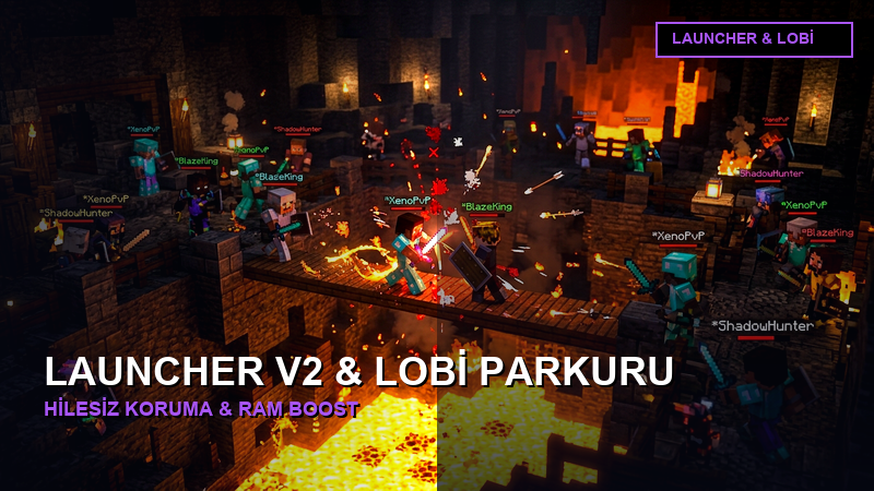 LAUNCHER V2 GÜNCELLEMESİ & YENİ LOBİ PARKURU!